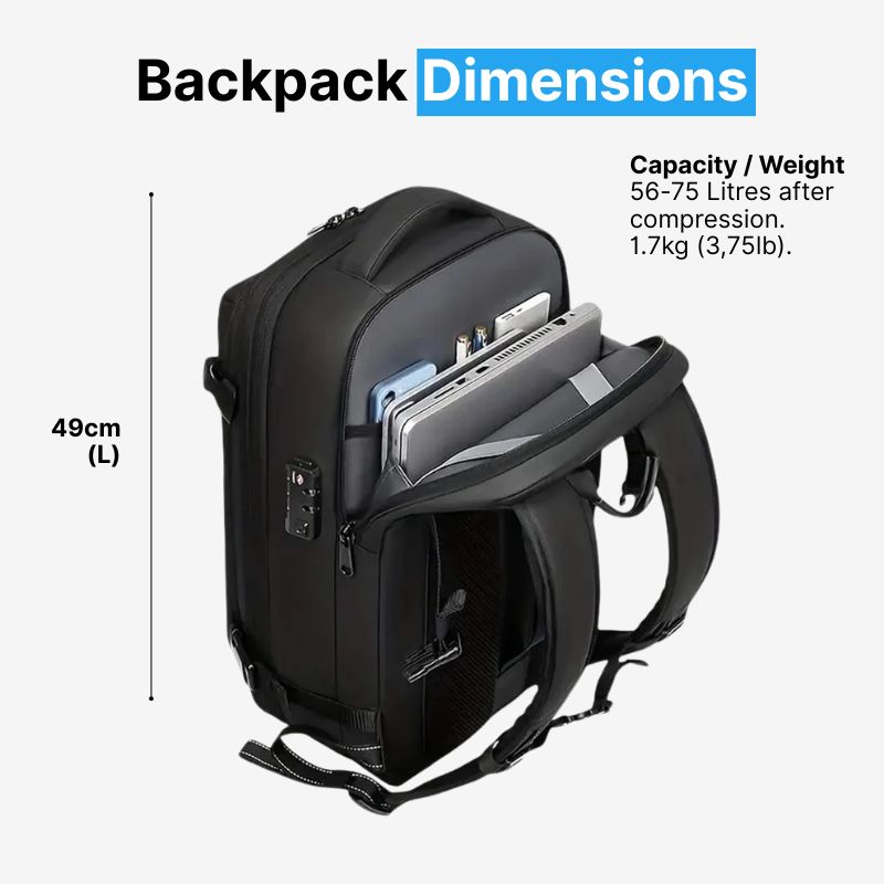 TECH BAG® Travel Backpack
